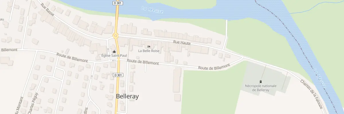 Plan du 16 Rue Haute à Belleray