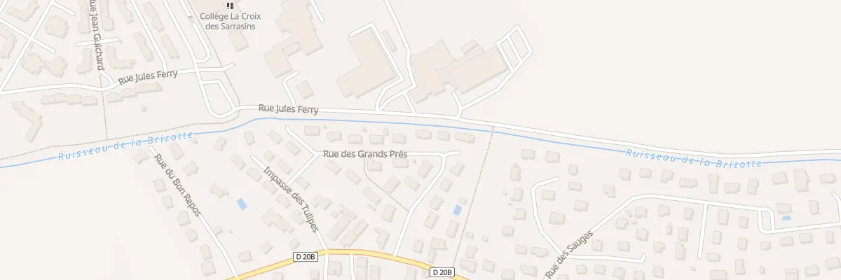 Plan du 13 Rue des Grands Prés à Auxonne