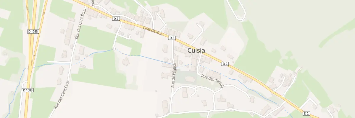 Plan du 1 Rue de l’Église à Cuisia