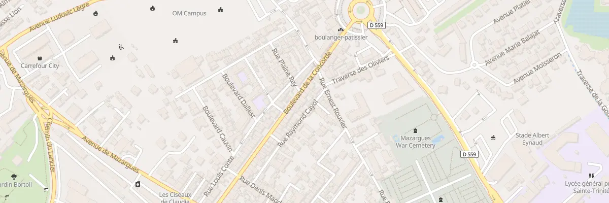 Plan du 31 Bd de la Concorde à Marseille 9e Arrondissement