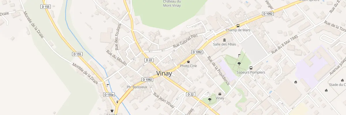 Plan du 7 Rue General de Gaulle à Vinay
