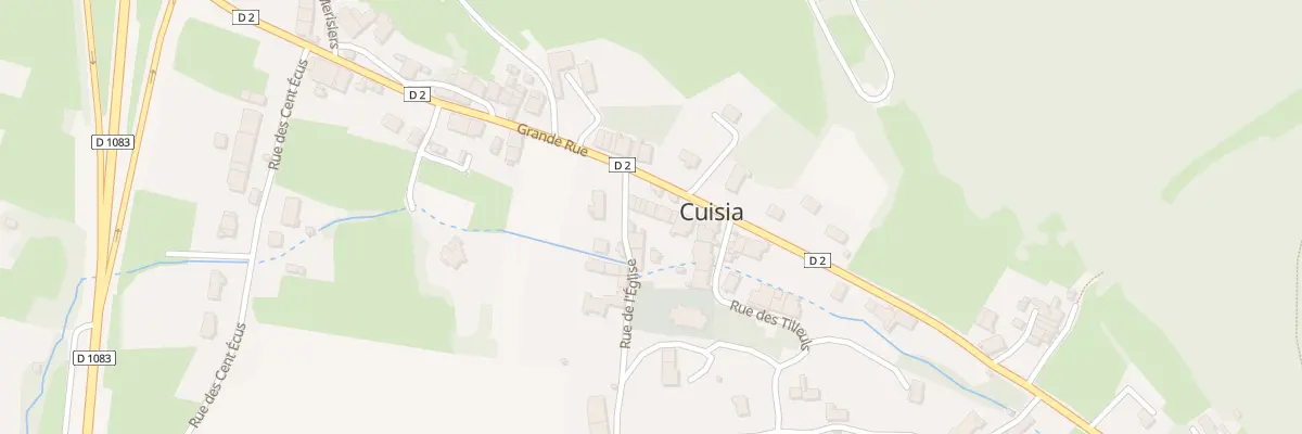 Plan du 18 Gr Grande Rue à Cuisia