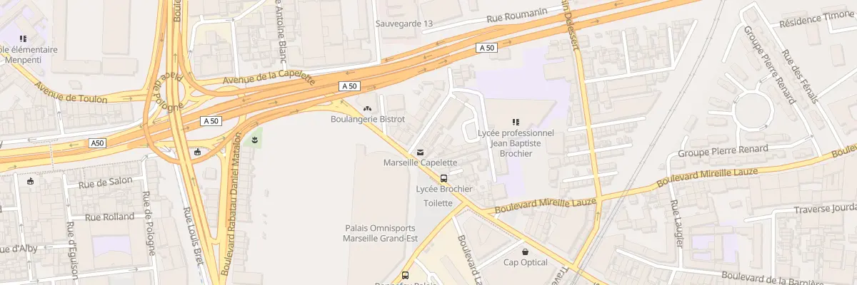 Plan du 69 Av de la Capelette à Marseille 10e Arrondissement