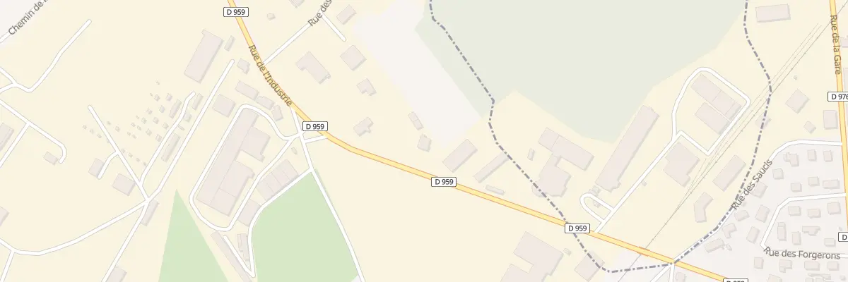 Plan du 18 Rue de l’Industrie à Pontailler-sur-Saône