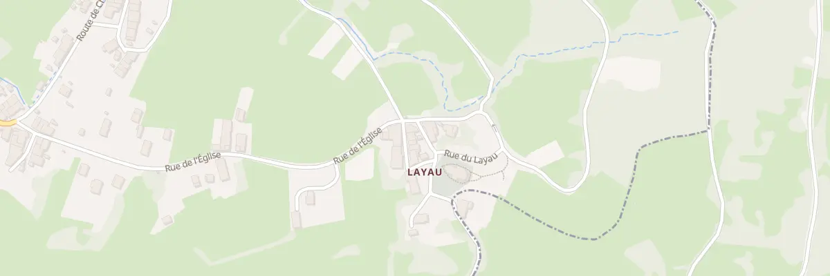 Plan du 3 Pas de l’Eglise à Digna