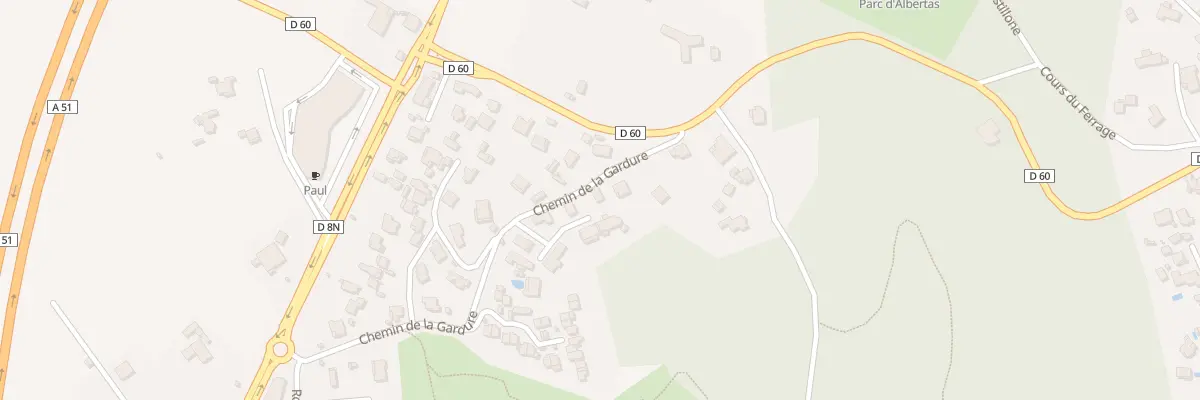 Plan du 75 Che de la Gardure à Bouc-Bel-Air
