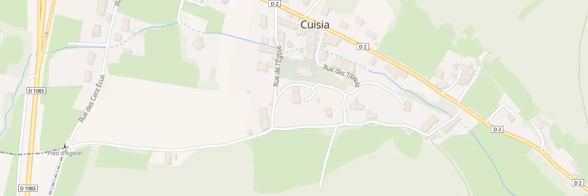 Plan du 1 Imp des Tilleuls à Cuisia