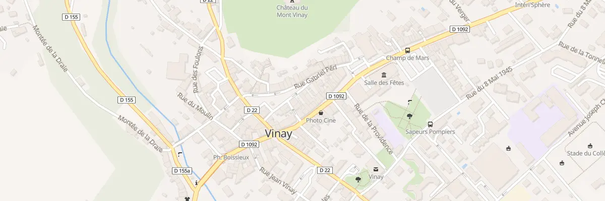 Plan du 5A Rue General de Gaulle à Vinay