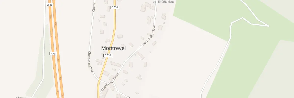 Plan du 16 Che du Triève à Montrevel