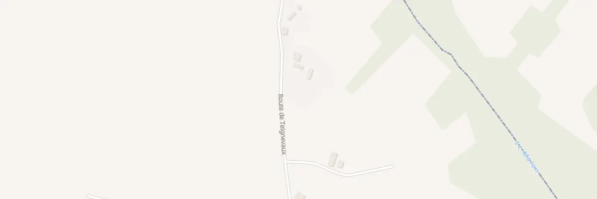 Plan du 9 Rte de Teignevaux aux Hays