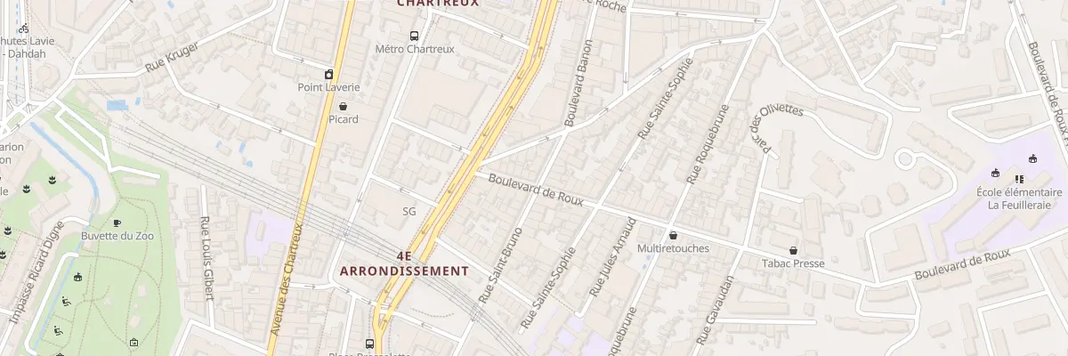 Plan du 31 Rue saint bruno à Marseille 4e Arrondissement