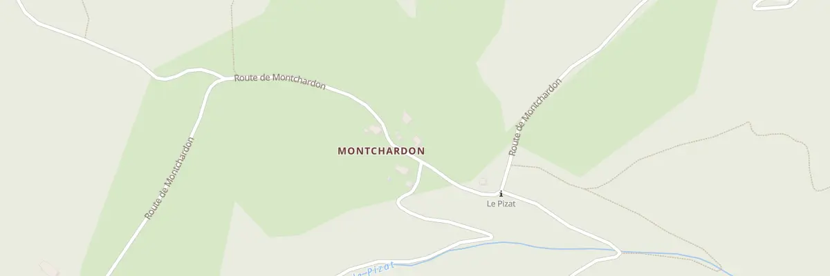 Plan du 8199 Rte de Montchardon à Izeron