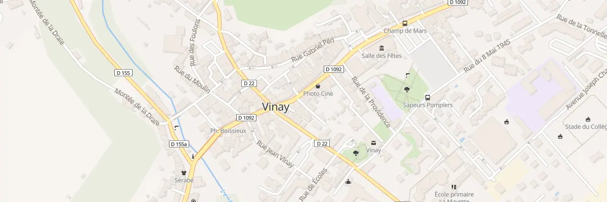 Plan du 15 Gr Grande Rue à Vinay