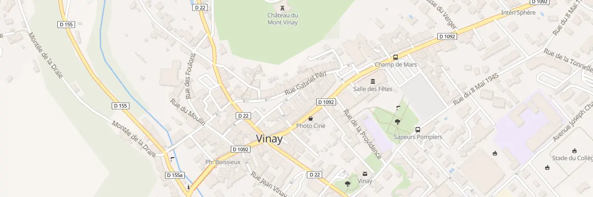 Plan du 3 Rue General de Gaulle à Vinay