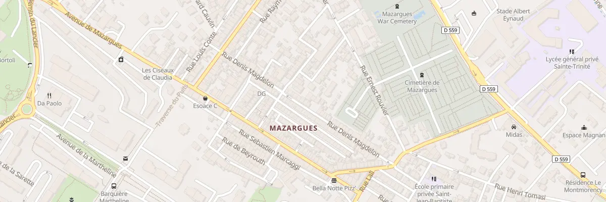 Plan du 65 Rue denis magdelon à Marseille 9e Arrondissement