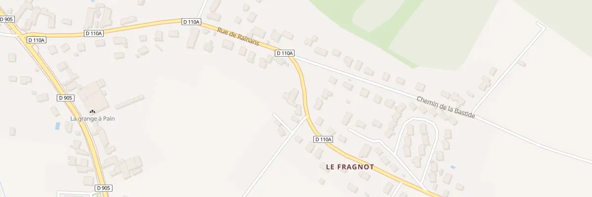 Plan du 23 Rue de Rainans à Auxonne