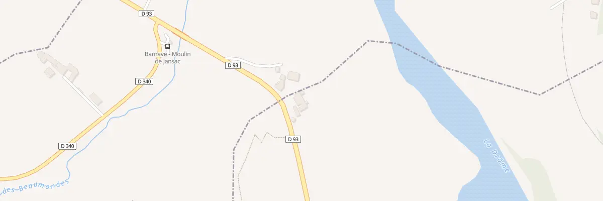 Plan du 255 Rte de Die à Recoubeau-Jansac