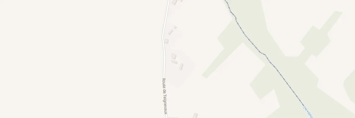 Plan du 7 Rte de Teignevaux aux Hays