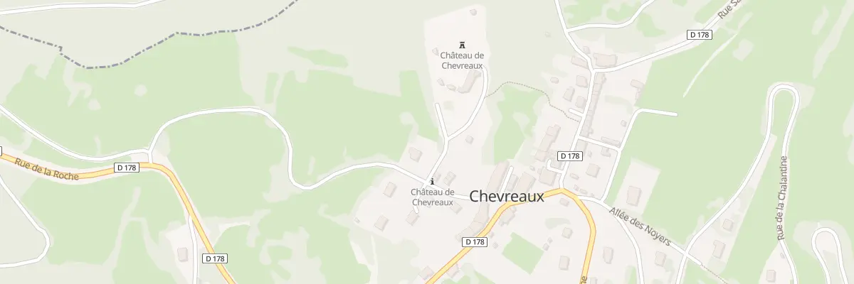 Plan du 11 Rue du Château à Chevreaux