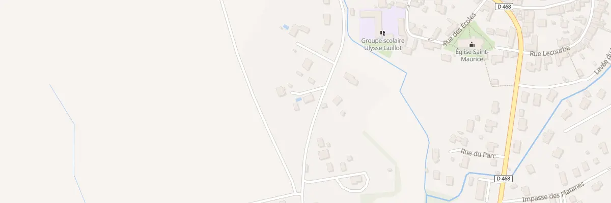 Plan du 18 Rue de la Malange à Chaussin