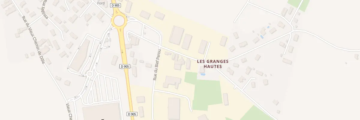 Plan du 9002 Rue des Granges Hautes à Auxonne