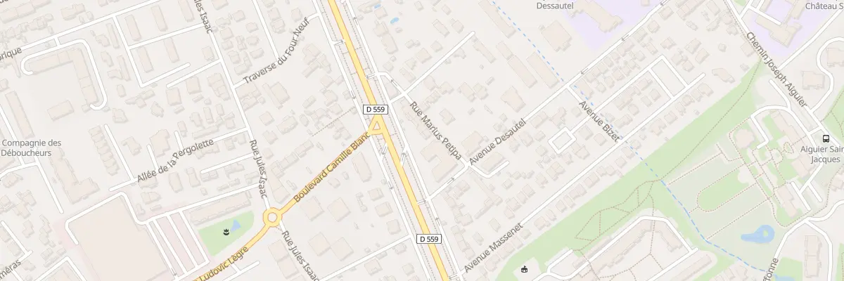 Plan du 409 Bd Michelet à Marseille 9e Arrondissement
