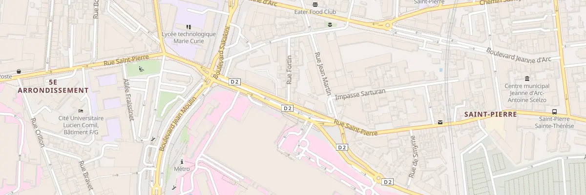 Plan du 277 Rue saint pierre à Marseille 5e Arrondissement