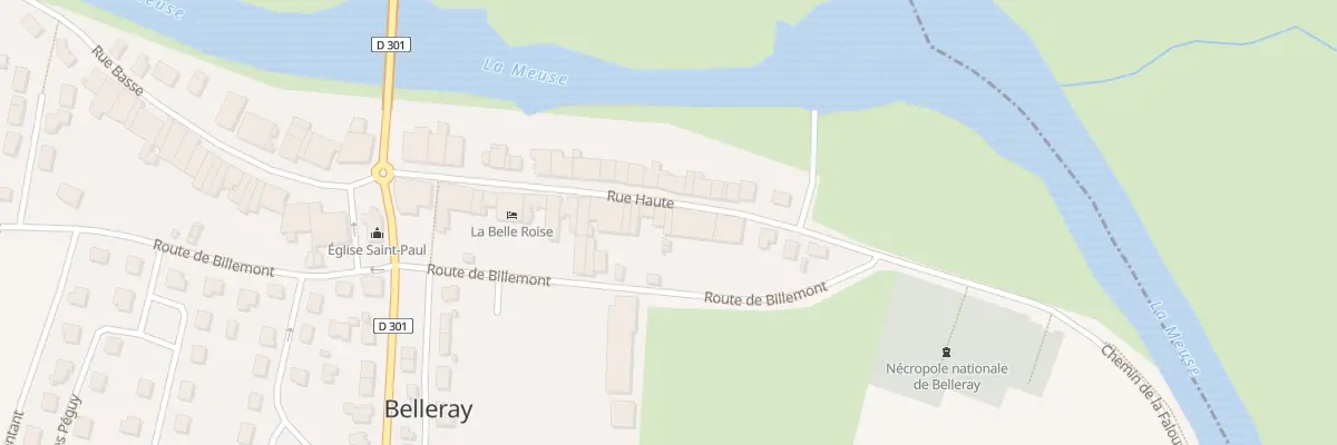 Plan du 24 Rue Haute à Belleray