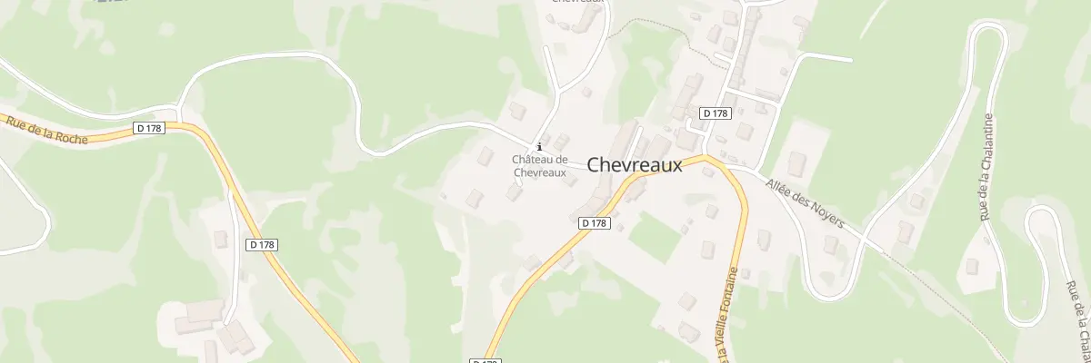 Plan du 3 Rue du Château à Chevreaux
