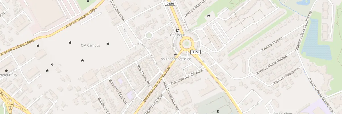 Plan du 4 Bd de la Concorde à Marseille 9e Arrondissement