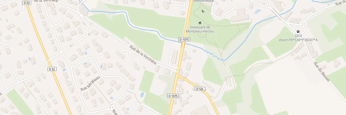 Plan du 116 Grande Rue à Montalieu-Vercieu
