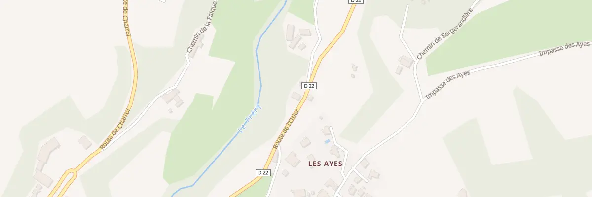 Plan du 693 Rte de l’Osier à Vinay