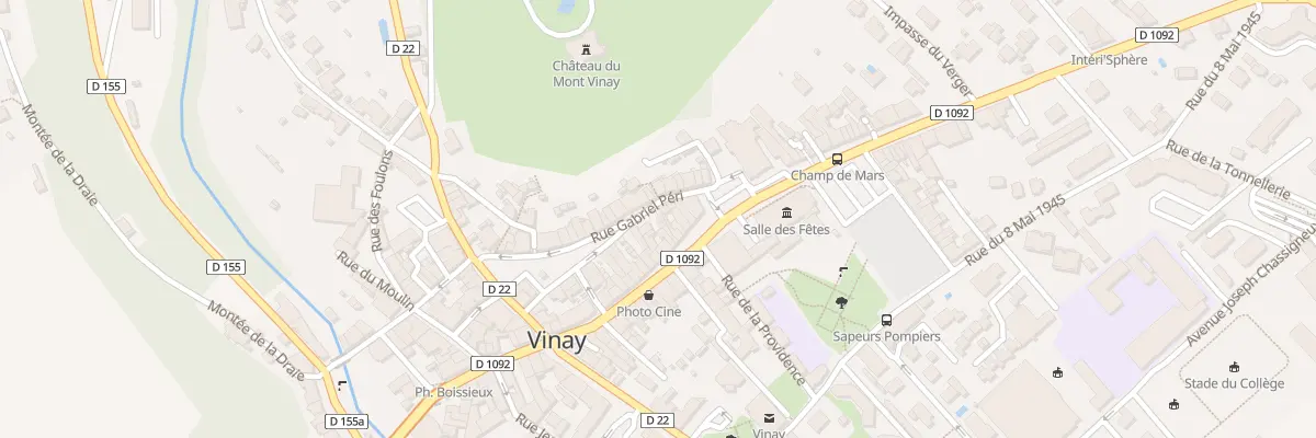 Plan du 5 Rue Gabriel Peri à Vinay