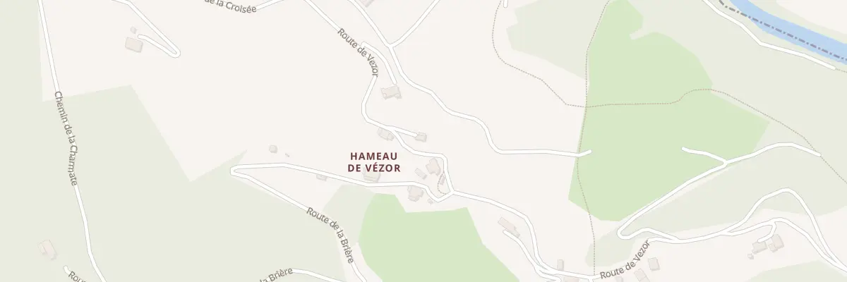 Plan du 5024 Hameau de Vezor à Châtelus