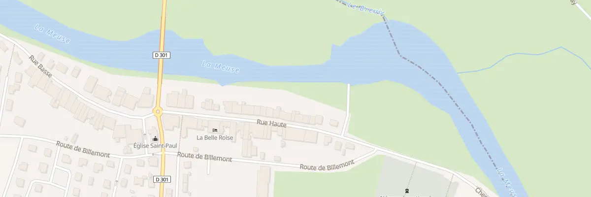 Plan du 25 Rue Haute à Belleray