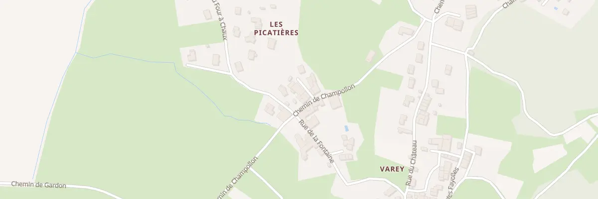 Plan du 651 Che de Champollon à Saint-Jean-le-Vieux
