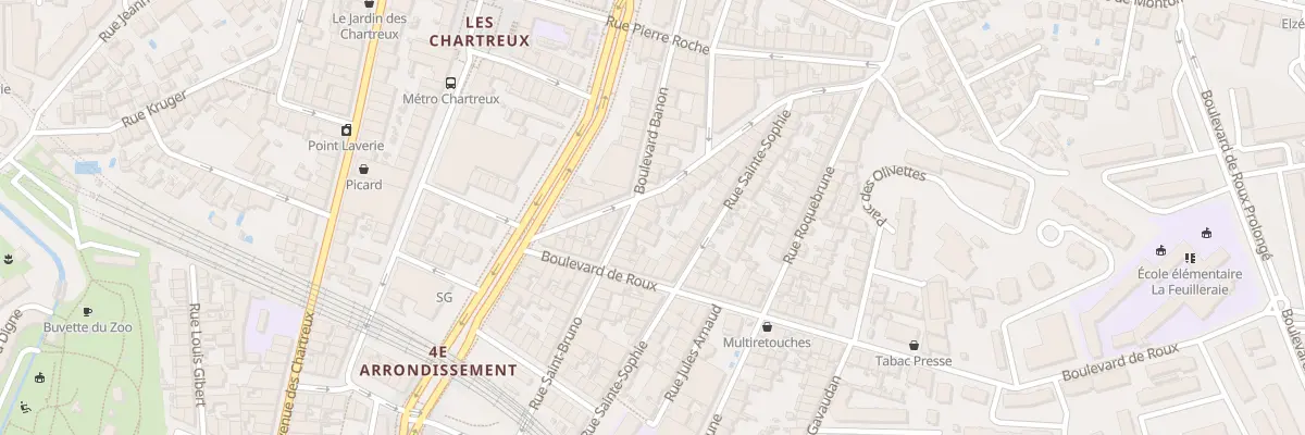 Plan du 50 Rue saint bruno à Marseille 4e Arrondissement