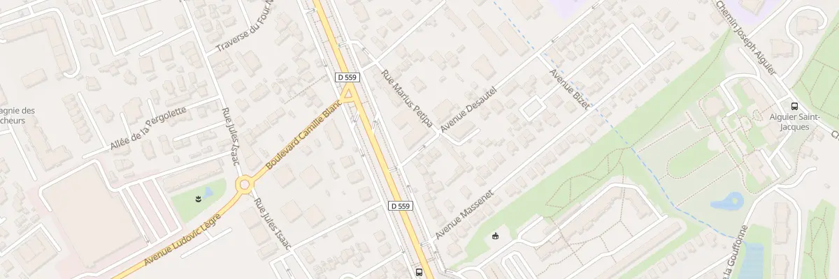 Plan du 413 Bd Michelet à Marseille 9e Arrondissement