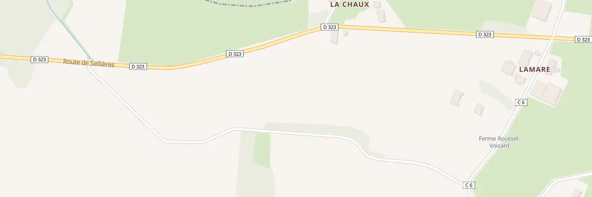 Plan du 1184 Rte de Sellieres à Chapelle-Voland