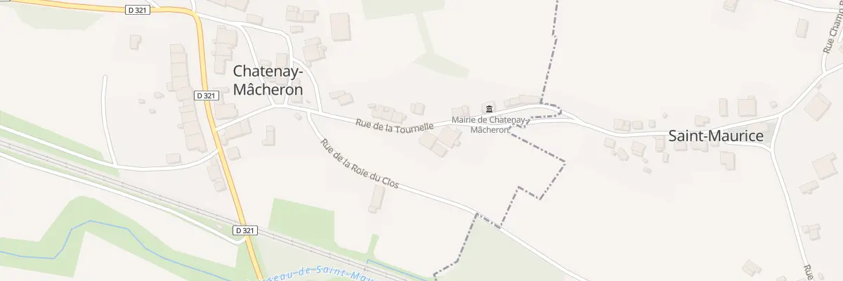 Plan du 10 Rue de la Tournelle à Chatenay-Mâcheron