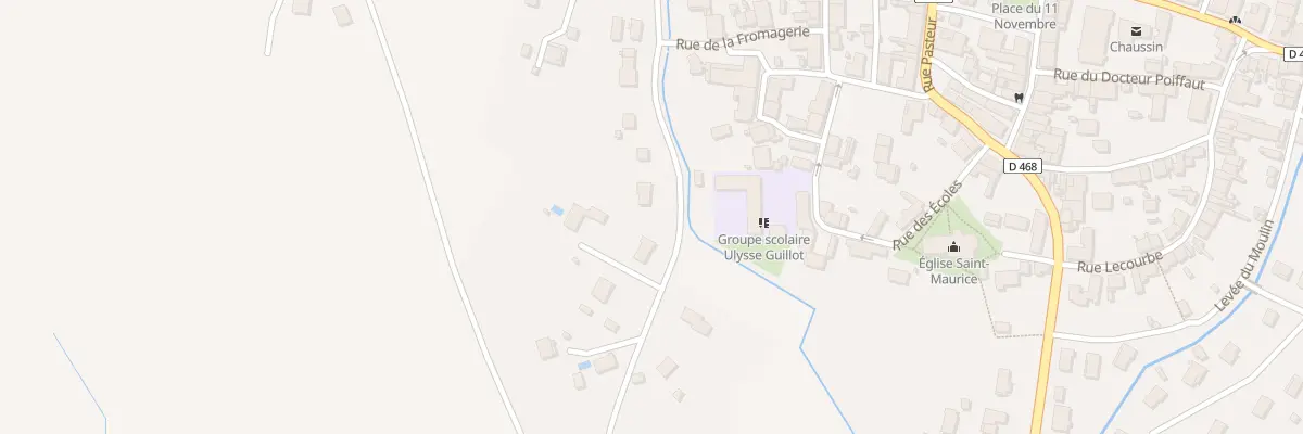 Plan du 12B Rue de la Malange à Chaussin