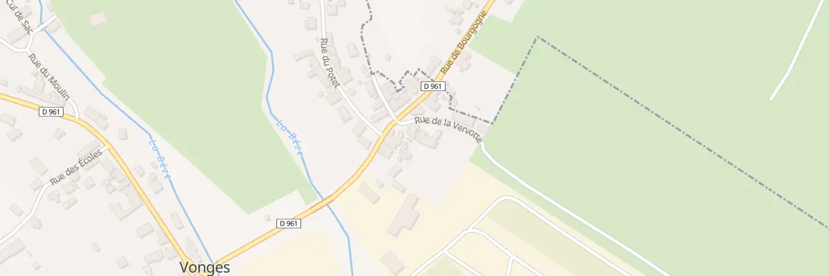 Plan du 4 Rue de la Vervotte à Vonges