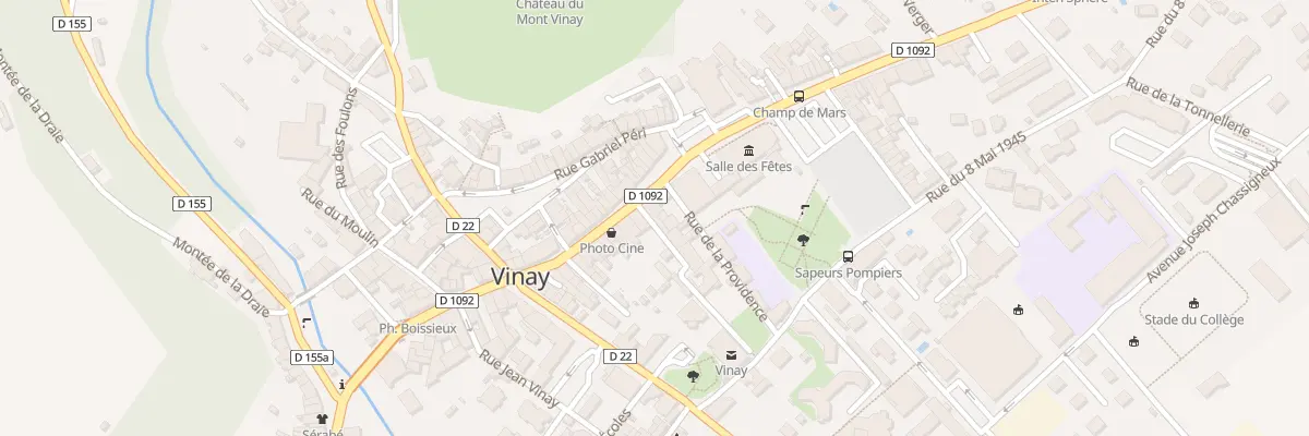 Plan du 1 Pas des Frères Torri à Vinay
