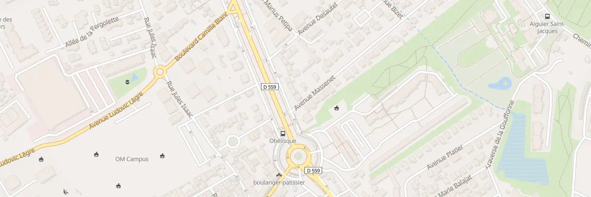 Plan du 437 Bd Michelet à Marseille 9e Arrondissement