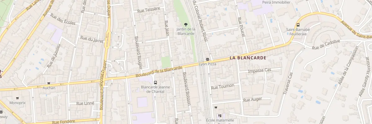 Plan du 111 Bd Blancarde à Marseille 4e Arrondissement