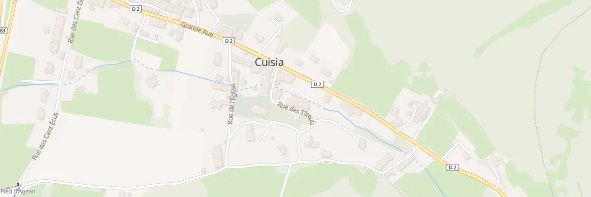 Plan du 3 Rue des Tilleuls à Cuisia