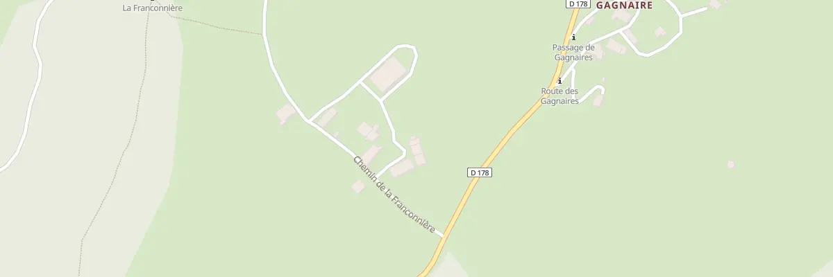 Plan du 120 Che de la Franconnière à La Chapelle-en-Vercors
