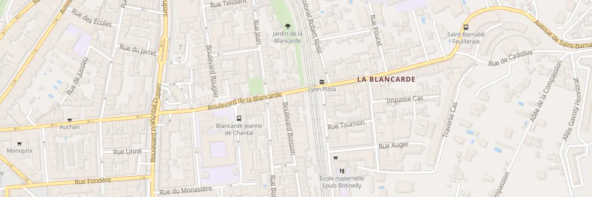 Plan du 106 Bd Blancarde à Marseille 4e Arrondissement