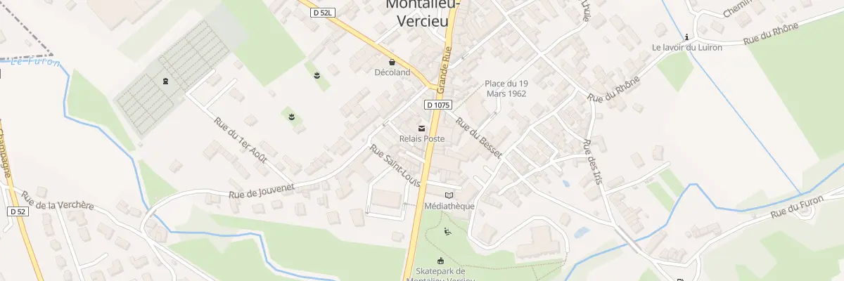 Plan du 106 Grande Rue à Montalieu-Vercieu
