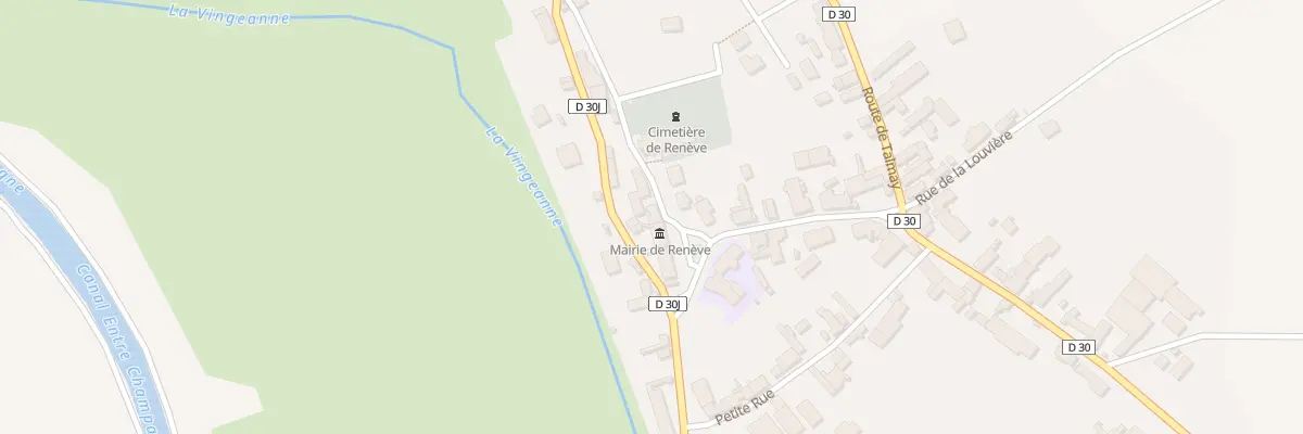 Plan du 9007 Pl de la Mairie à Renève